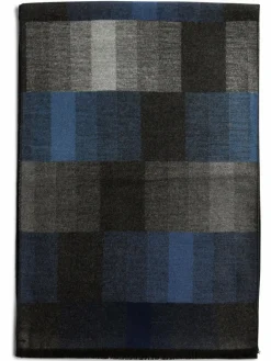 Finshley & Harding Schals & Tücher<Herren Schal blau anthrazit kariert