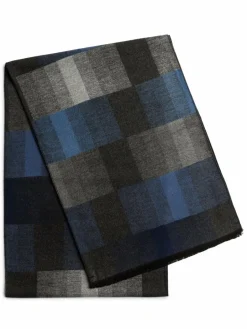 Finshley & Harding Schals & Tücher<Herren Schal blau anthrazit kariert