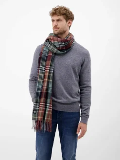 LERROS Schals & Tücher<Herren Schal oliv kariert