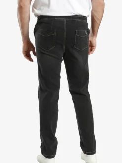 Charles Colby Jeans<Herren Schlupfjeans - BARON TECEL schwarz uni