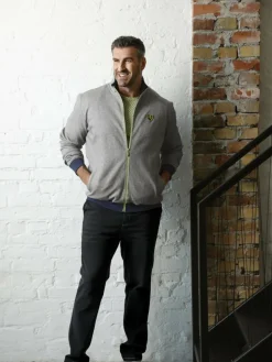 Charles Colby Jeans<Herren Schlupfjeans - BARON TECEL schwarz uni