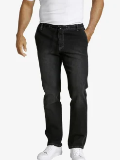 Jan Vanderstorm Jeans<Herren Schlupfjeans - VERTTI schwarz uni