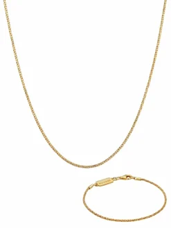 KUZZOI Schmuck<Herren Schmuckset gold uni