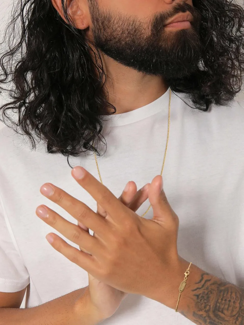 KUZZOI Schmuck<Herren Schmuckset gold uni