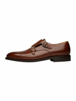 Henry Stevens Freizeit-Schuhe|Business-Schuhe<Herren Schnallenschuhe – Marshall CDM braun uni