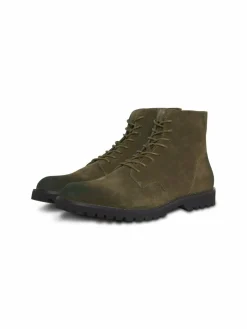 BLEND Boots & Stiefeletten<Herren Schnürboots - BHFootwear grün uni