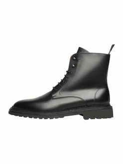 Henry Stevens Boots & Stiefeletten<Herren Schnürboots – Winston PDB1 schwarz uni