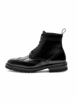 Henry Stevens Boots & Stiefeletten<Herren Schnürboots – Winston FBDB5 schwarz uni