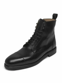 Henry Stevens Boots & Stiefeletten<Herren Schnürboots – Winston CDB2 schwarz uni