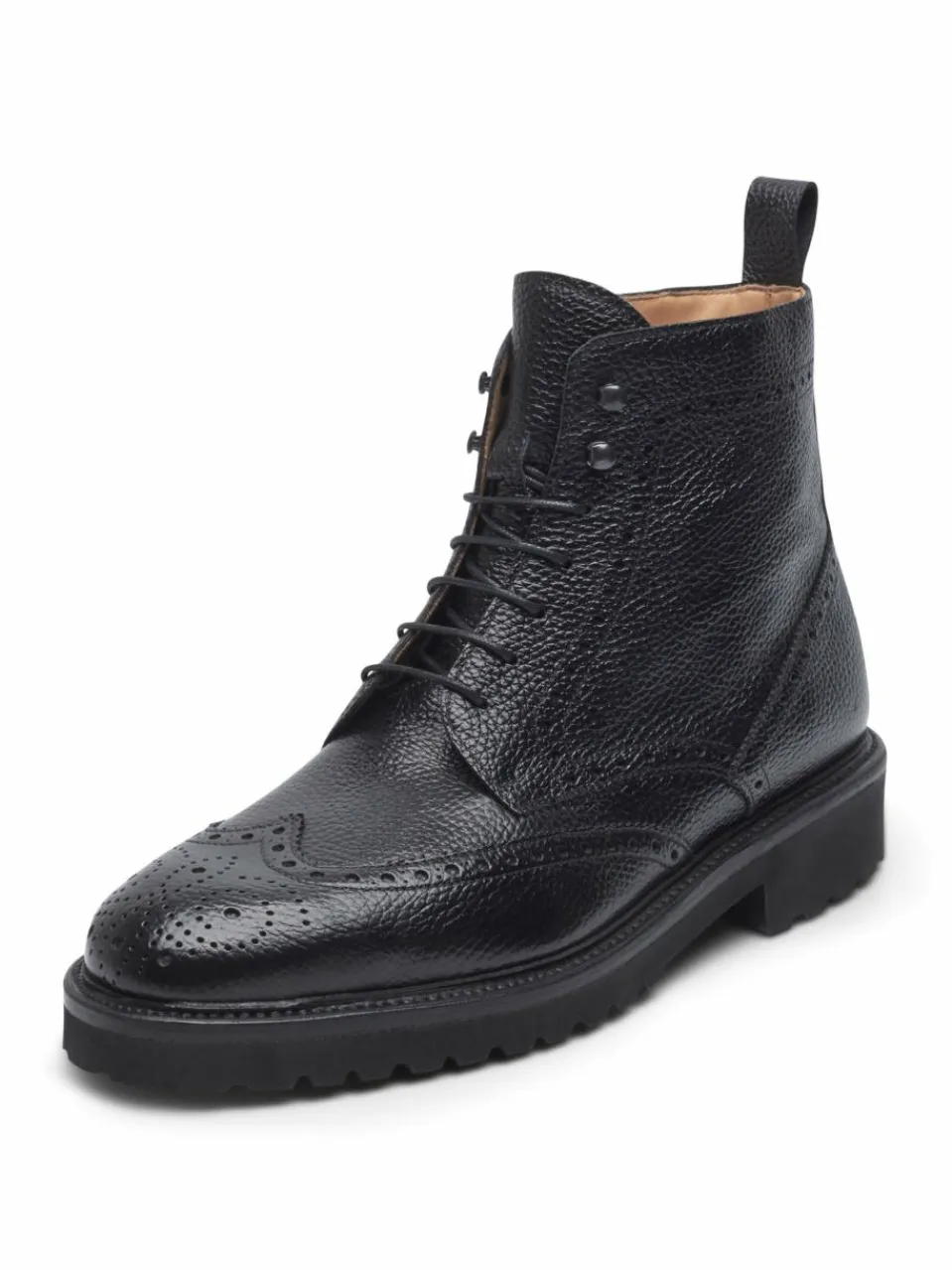 Henry Stevens Boots & Stiefeletten<Herren Schnürboots – Winston FBDB6 schwarz uni