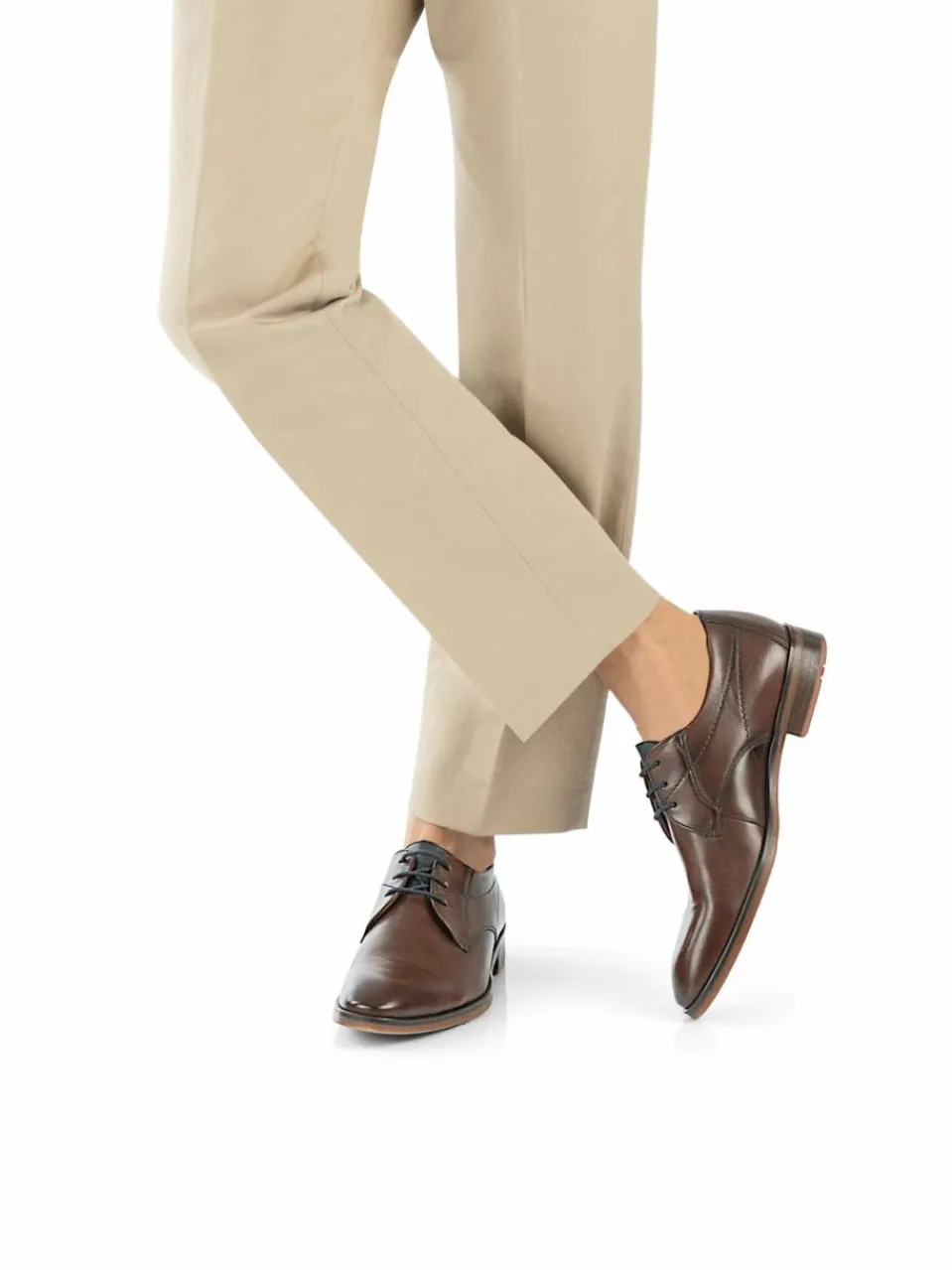 Lloyd Business-Schuhe<Herren Schnürschuh - OSTIA cognac uni