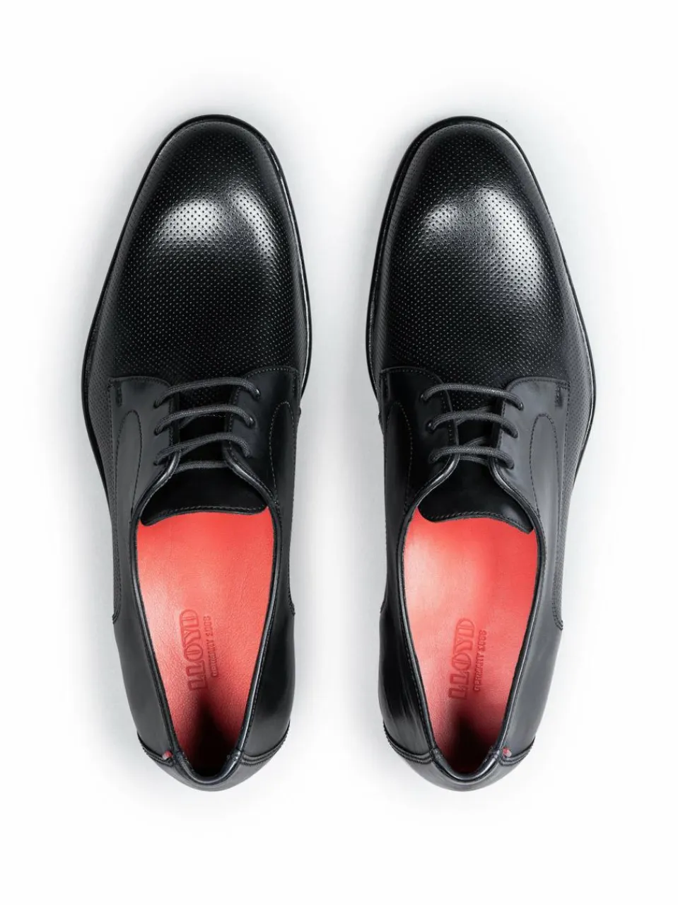 Lloyd Business-Schuhe<Herren Schnürschuh - RAPPORT schwarz uni