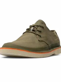 Camper Freizeit-Schuhe<Herren Schnürschuhe - Morrys grün uni