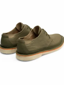 Camper Freizeit-Schuhe<Herren Schnürschuhe - Morrys grün uni