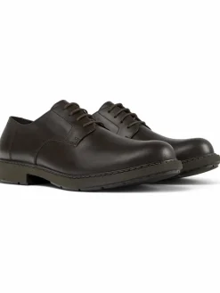 Camper Freizeit-Schuhe<Herren Schnürschuhe - Neuman braun uni