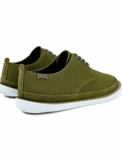 Camper Freizeit-Schuhe<Herren Schnürschuhe - Wagon grün uni