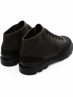 Camper Freizeit-Schuhe|Boots & Stiefeletten<Herren Schnürstiefel - Brutus grün uni