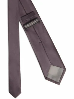 Finshley & Harding Krawatten & Fliegen<Herren Seidenkrawatte lila uni