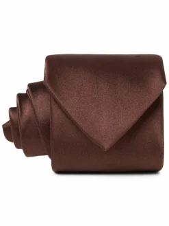 Finshley & Harding Krawatten & Fliegen<Herren Seidenkrawatte schoko uni