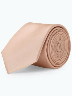 Finshley & Harding Krawatten & Fliegen<Herren Seidenkrawatte - Black Label aprikot uni