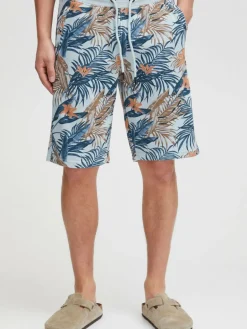 BLEND Hosen<Herren Shorts blau gemustert