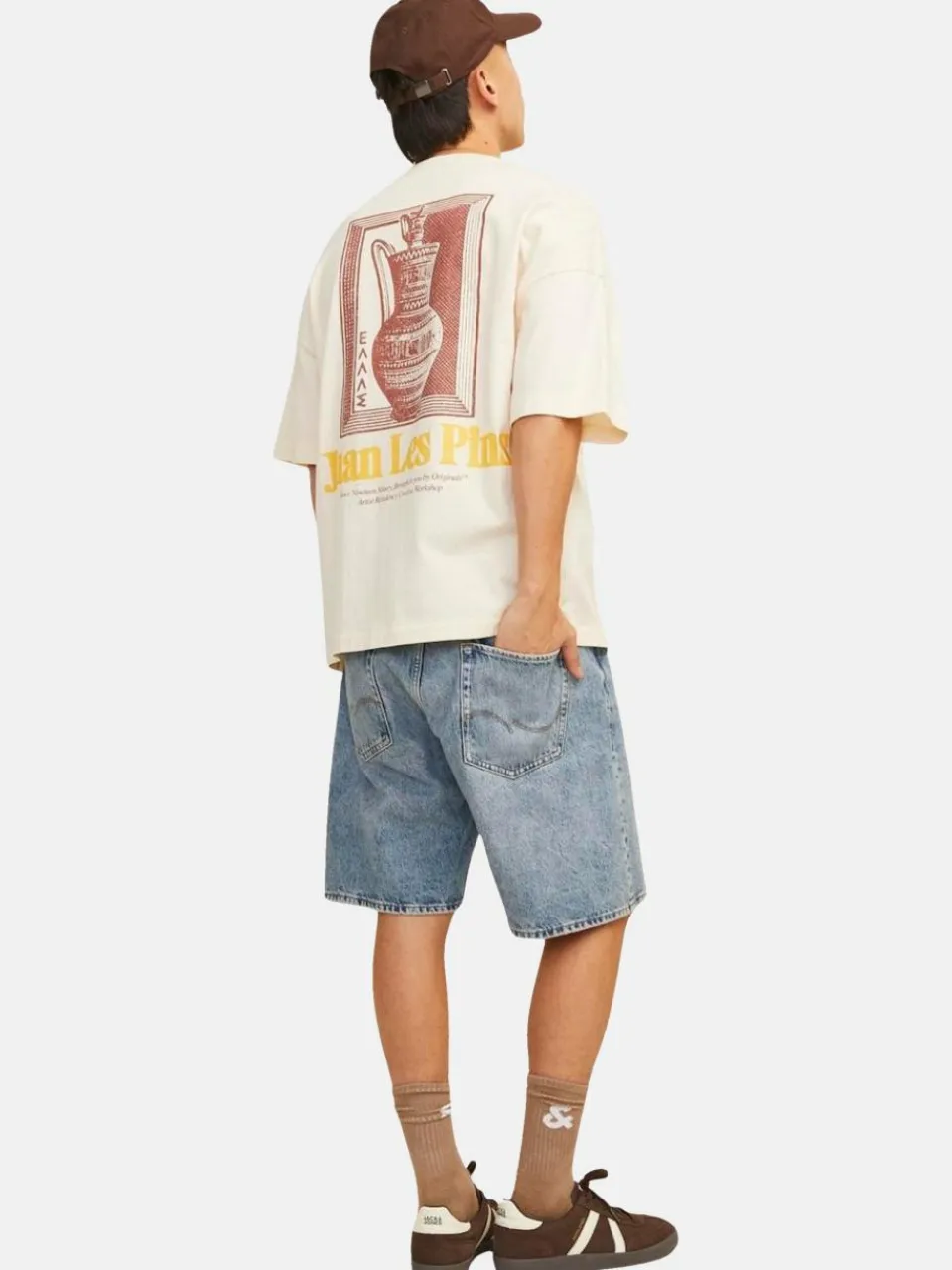 Jack & Jones Jeans<Herren Shorts blau uni