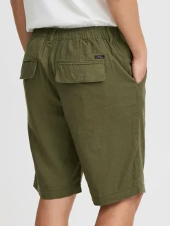 BLEND Hosen<Herren Shorts grün gemustert