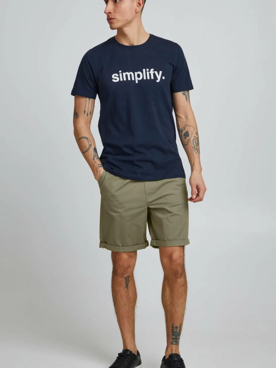 Solid Hosen<Herren Shorts - SDJacob-Jim grün uni