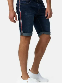 Indicode Jeans<Herren Shorts Jeans - Fife blau uni