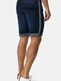 Indicode Jeans<Herren Shorts Jeans - Fife blau uni