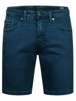 Indicode Jeans<Herren Shorts Jeans - INSymon aqua blau uni