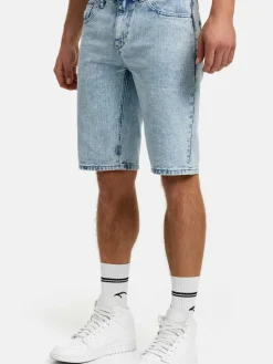 Indicode Jeans<Herren Shorts Jeans - INTempol blau uni