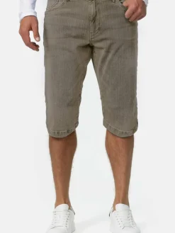 Indicode Jeans<Herren Shorts Jeans - Jaspar hellgrau grau uni