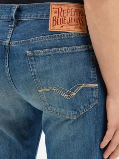 Replay Jeans|Hosen<Herren Slim Fit Jeans - Neaal blue stone uni