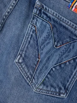 Carlo Colucci Jeans<Herren Slim-fit-Jeans - MIAMI blau uni