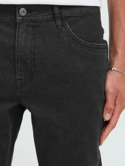 Solid Jeans<Herren Slim-fit-Jeans - SDPAYTON schwarz uni