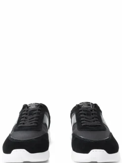 KARL LAGERFELD Freizeit-Schuhe<Herren Sneaker schwarz weiß uni