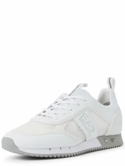 EA7 Emporio Armani Freizeit-Schuhe<Herren Sneaker weiß gemustert