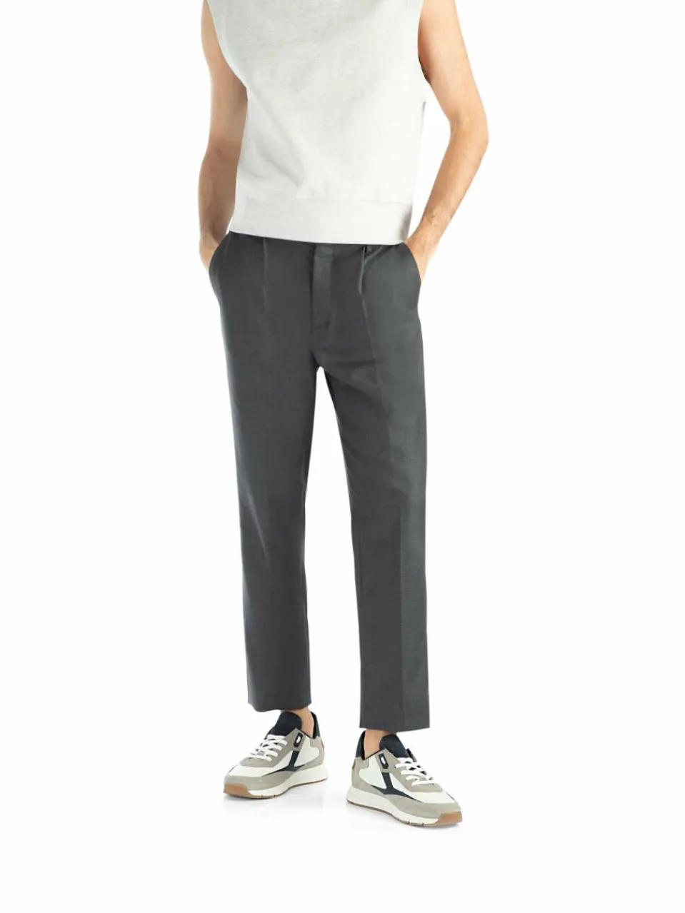 Lloyd Sneaker<Herren Sneaker - AMES weiß gemustert