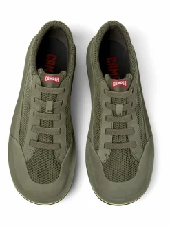 Camper Freizeit-Schuhe<Herren Sneaker - Beetle grün uni