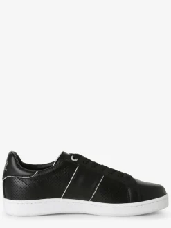 EA7 Emporio Armani Freizeit-Schuhe|Sneaker<Herren Sneaker aus Leder schwarz uni