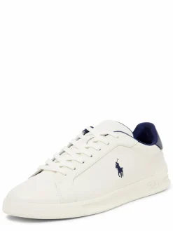 Polo Ralph Lauren Freizeit-Schuhe|Sneaker<Herren Sneaker aus Leder ecru marine uni