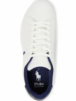 Polo Ralph Lauren Freizeit-Schuhe|Sneaker<Herren Sneaker aus Leder ecru marine uni