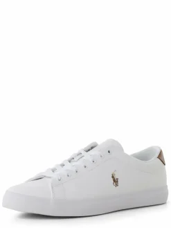 Polo Ralph Lauren Freizeit-Schuhe|Sneaker<Herren Sneaker aus Leder weiß cognac uni