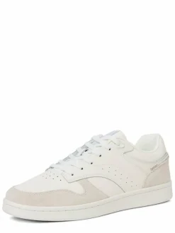 Marc O'Polo Freizeit-Schuhe|Sneaker<Herren Sneaker aus Leder ecru uni