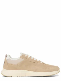 Marc O'Polo Freizeit-Schuhe|Sneaker<Herren Sneaker aus Leder sand uni