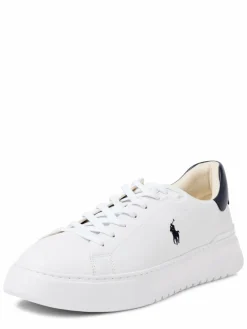 Polo Ralph Lauren Freizeit-Schuhe|Sneaker<Herren Sneaker aus Leder - Rlite Court weiß uni