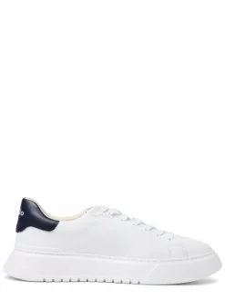 Polo Ralph Lauren Freizeit-Schuhe|Sneaker<Herren Sneaker aus Leder - Rlite Court weiß uni