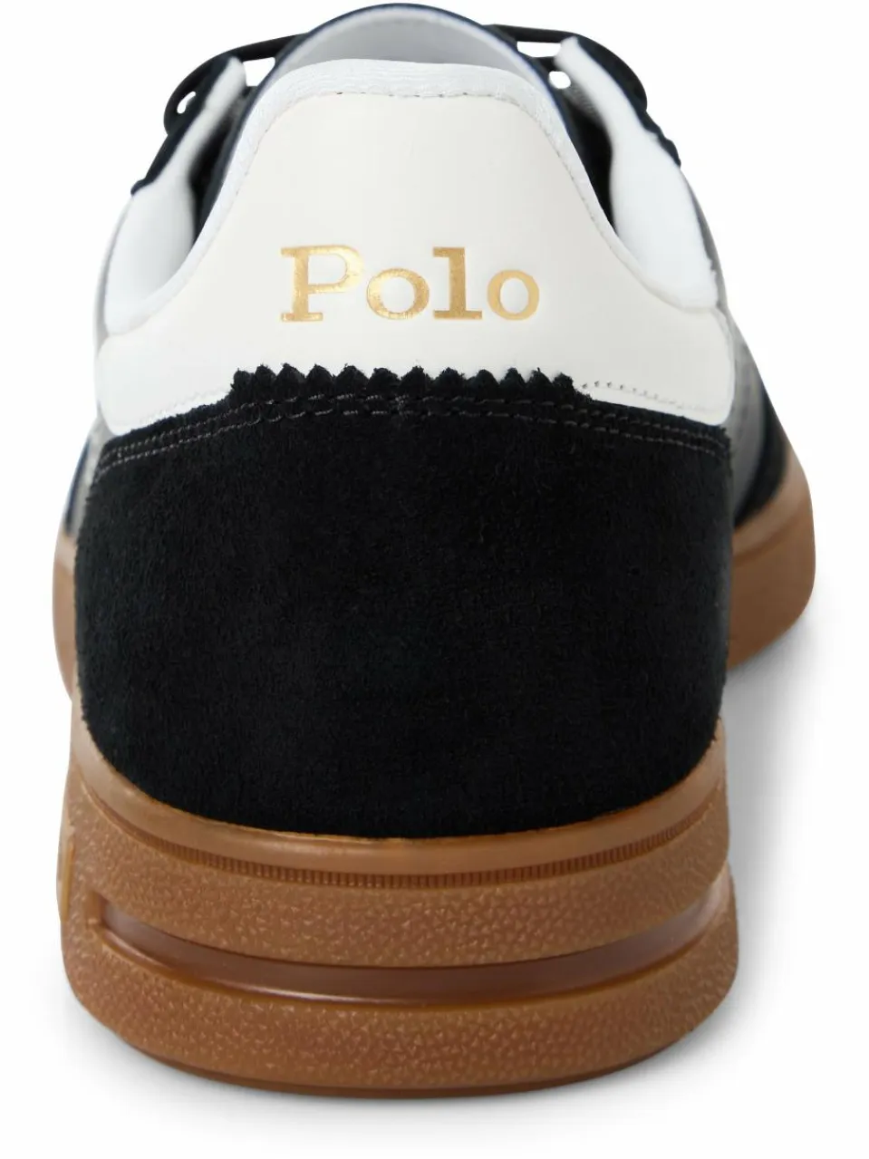 Polo Ralph Lauren Sneaker<Herren Sneaker mit Leder-Anteil - Bedford schwarz weiß uni