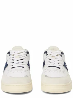 Polo Ralph Lauren Freizeit-Schuhe|Sneaker<Herren Sneaker mit Leder-Anteil weiß uni